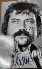 Oliver Reed - Signed 3.5 x