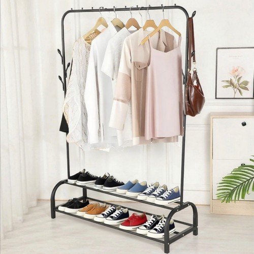 Heavy duty metal clothes rail - metal,