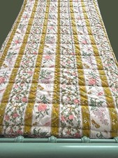 Vintage Luxury Quilt Kozena  Single  Size Flora  Crossland Hughes 70s Retro VGC