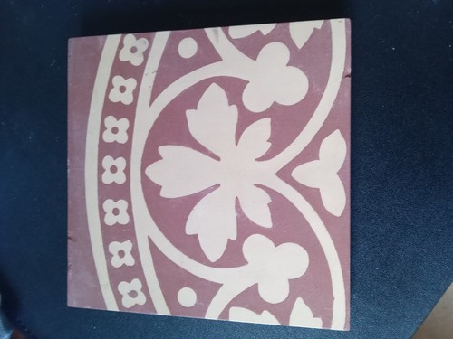 Johnson encaustic tile - &, r