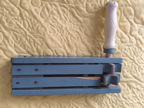 Vintage wooden ratchet rattle - vintage,