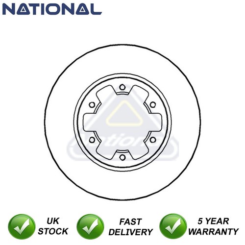Brake disc front national fits - national,