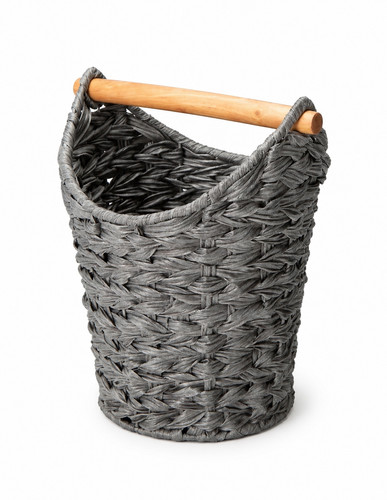Woven water hyacinth toilet - water,