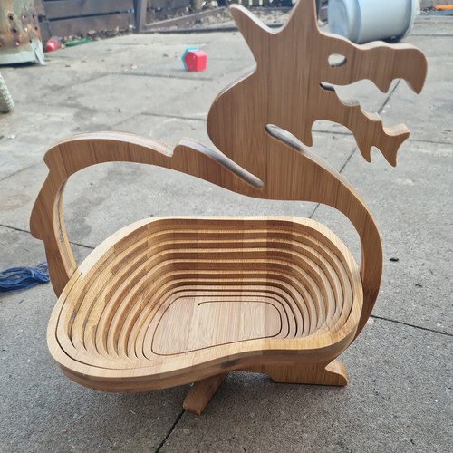 Wooden cat and mouse fruit - wooden,