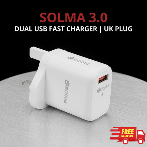 20w fast usb wall charger - wall, uk