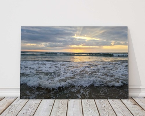 Ocean waves sunset taken - sunset, at