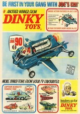 DINKY TOYS No.102 JOE 90  A5 NEW POSTER ONLY.FLYER,ADVERT.