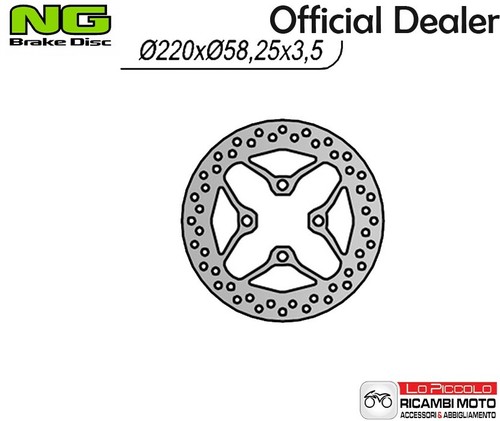 6591219 front brake disc - front,