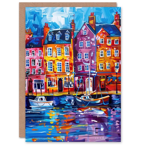 Greeting card colourful - greeting,