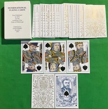 Old Facsimile 1874 Square Corner ** INTERNATIONAL ** Playing Cards ROYAL WEDDNG