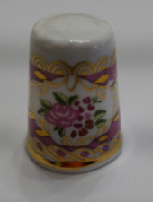 Vintage Hammersley Thimble 1980. Unboxed. Franklin Mint. Great Porcelain Houses