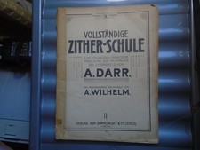 Vintage Zither Sheet Music Vollstandige Zither-Schule A.Darr Leipzig