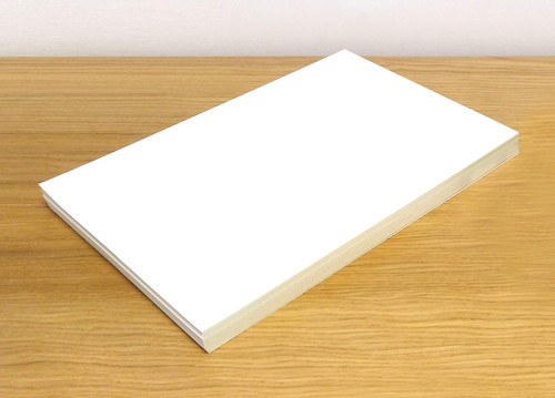 Full white matte sticker - a4,