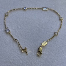 FLOATING STONE CHARM BRACELET