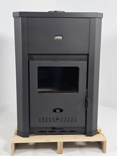 Wood burning stove back boiler - burning,