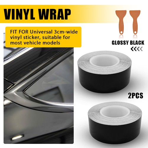 Gloss black vinyl tape - gloss, wrap