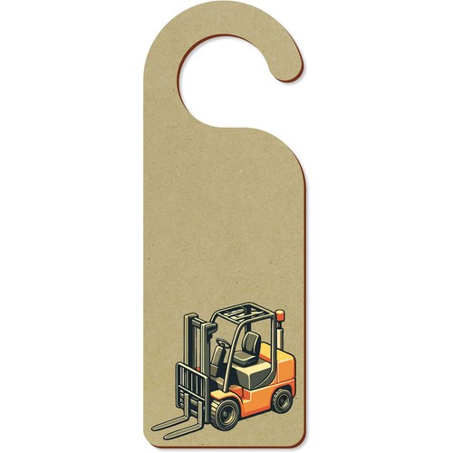 Fork lift truck door - 'fork,
