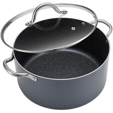 6 Quart Grey Non Stick Stock