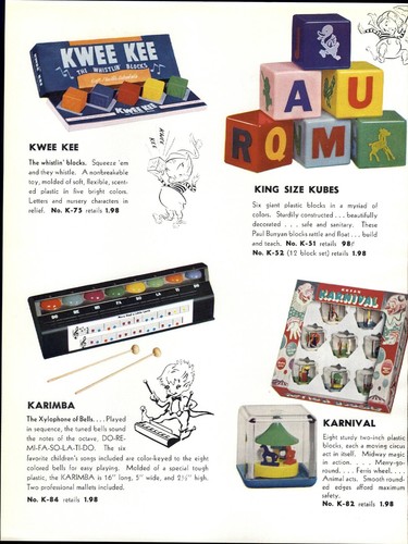 1954 paper kusan toys - paper, pg