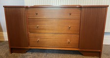 vintage 50s Wooden low sideboard