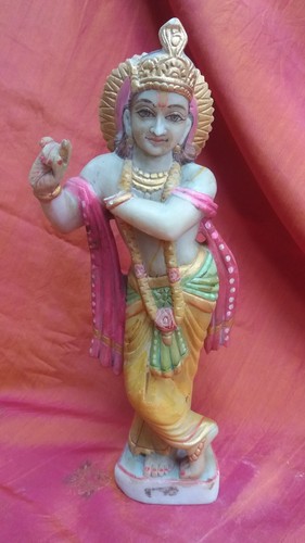 Krishna indian statue marble - indian,