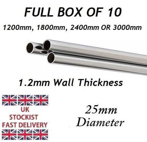 Chrome tube 25mm - 10,