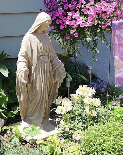 Virgin mary statue blessed - virgin,