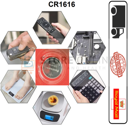 Cr1616 lithium panasonic - 3v,