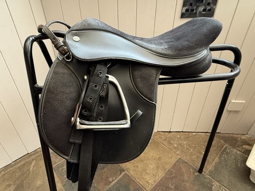 Thorowgood black pony - black, saddle