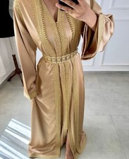 Embroidered Gold Caftan Kaftan