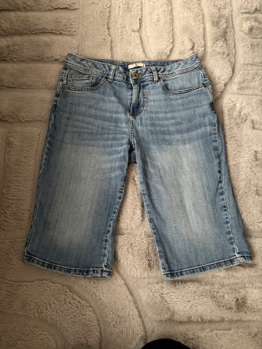 Denim pedal pushers - denim,