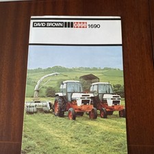  DAVID BROWN CASE 1690 TRACTOR ORIGINAL 6 PAGES BROCHURE