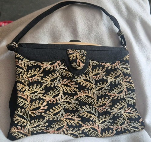 Vintage embroidered black - vintage,