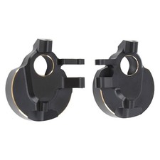 1-RC Car Steering Knuckles Brass Front Steering Knuckles Rust Resistant For 1/10