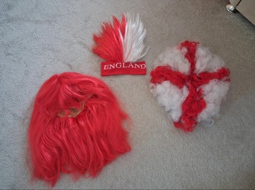 Red and white england - white,