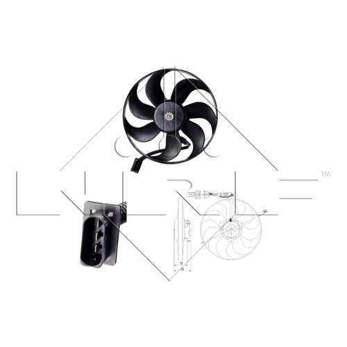 Radiator fan for - for, mk4