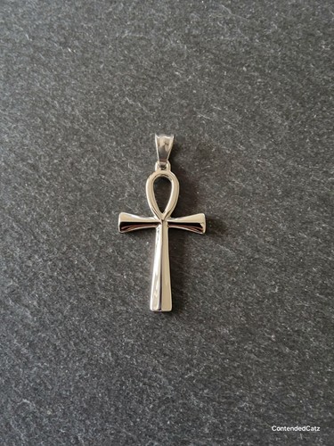 Ankh pendant stainless - ankh, steel