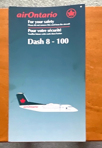Airontario dash 100 airline - dash, 8-100
