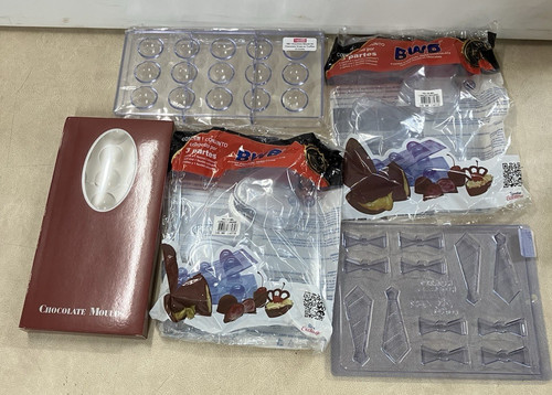 Plastic chocolate moulds new - moulds,