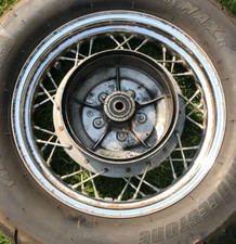 Rear Wheel From A 1991 Yamaha XV535 Virago TYRE NOT INCLUDED