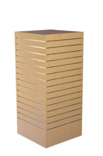 Maple slatwall tower unit - tower,
