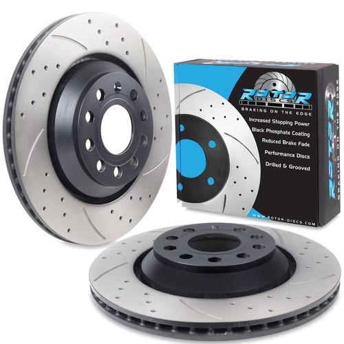 Rear drilled grooved - grooved, 310mm