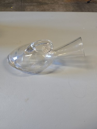 Vintage clear glass - clear, male
