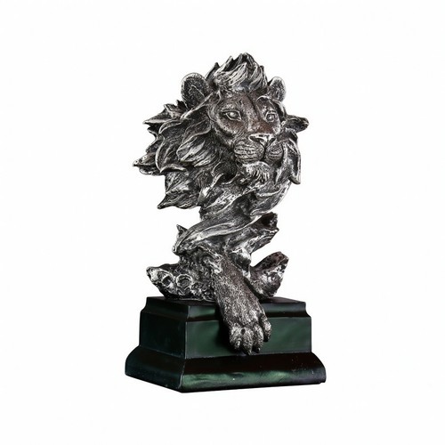 Lion head sculpture - lion, intricate