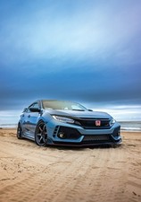 Honda Civic Type R On Beach