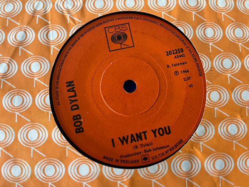 Bob dylan want you just - -, i