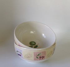 TWO MARKS & SPENCER WILD FRUITS  135mm BOWLS - GREAT CONDITION