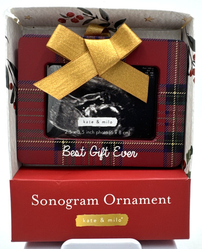 Sonogram christmas ornament - sonogram,