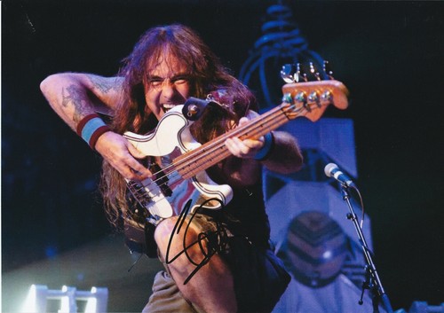 Signed steve harris iron - signed,