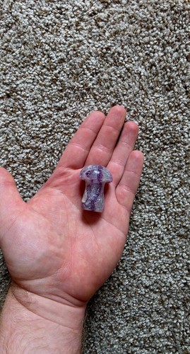 Purple fluorite crystal - purple,
